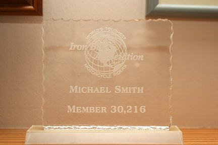 Acrylic Membership Plaque